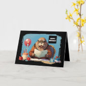 セブロの本を読む カード (黄色い花)