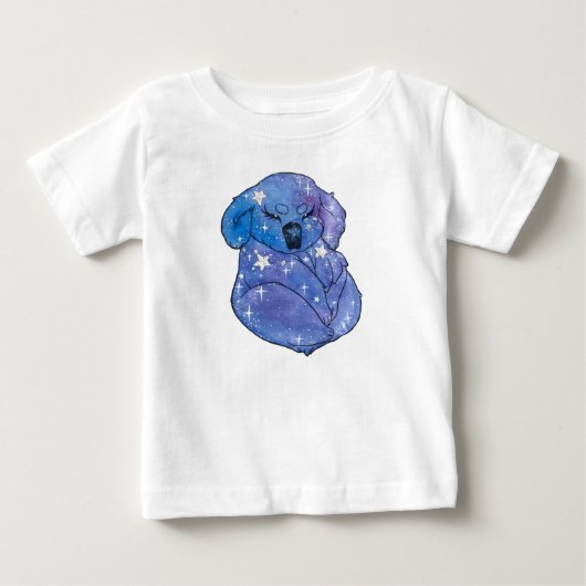 セブンと名付けられたコアラ ベビーTシャツ (正面)