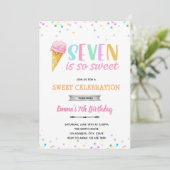セブンはとっても甘いアイスクリームのお誘い 招待状 (スタンド正面)