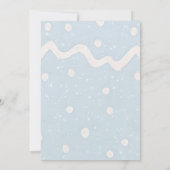 セブンはとても甘いクリスマスクッキー誕生日パーティーだ 招待状 (裏面)