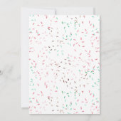 セブンはとても甘いドーナツ7th誕生日パーティー 招待状 (裏面)