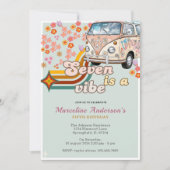 セブンはヴィベデイジーバンフローラ7位誕生日 招待状 (正面)