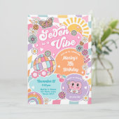 セブンはヴィベレトロ名門私立校風のバーシティ誕生日 招待状 (スタンド正面)