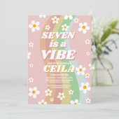 セブンはヴィベレトロ7thグルーヴィーピンクガール1970s 招待状 (スタンド正面)