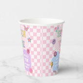 セブンはヴィーヴ名門私立校風のパッチ7th誕生日パーティー 紙コップ (右)