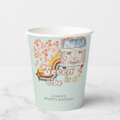 セブンはVibeデイジーヒッピーVan第七誕生日 紙コップ (正面)