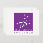 セブンシスターズ・トゥギャザー・ポストカード ポストカード (正面/裏面)