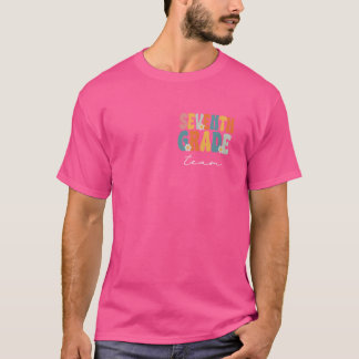 セブンスグレードチームグルービーなバックトゥスクールかわいいティー Tシャツ