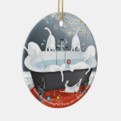 セブンスワッツ遊泳禁止！両面 セラミックオーナメント (右)