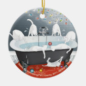 セブンスワッツ遊泳禁止！両面 セラミックオーナメント (正面)