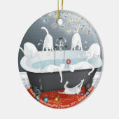 セブンスワッツ遊泳禁止！両面 セラミックオーナメント (左)