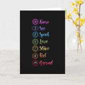 セブンチャクラオムヨガ カード (黄色い花)