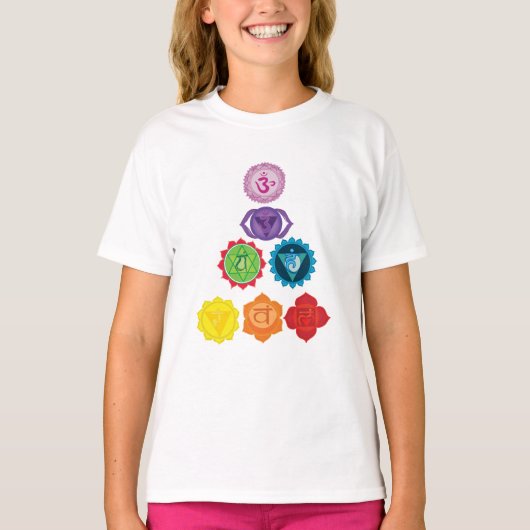 セブンチャクラフリルTシャツ Tシャツ (正面)