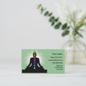 セブンチャクラヨガデザイン名刺 名刺 (スタンド正面)