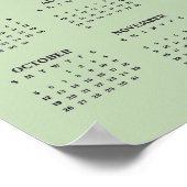 セブンチャクラ ヨガデザイン 2025 カレンダーポスター ポスター (角)