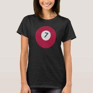 セブンチーム第7回ラッキーブラウンボールビリヤード・ポー Tシャツ
