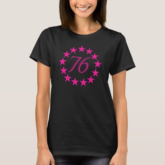 セブンティーシックス ピンク エディション Tシャツ (正面)