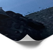 セブンティーンマイル湖アラスカのポスター@3dudes1life ポスター (角)