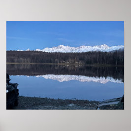 セブンティーンマイル湖アラスカのポスター@3dudes1life ポスター