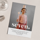 セブンハートフォトファースト誕生日招待状 招待状