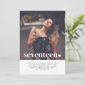 セブンハートフォト誕生日招待状 招待状 (スタンド正面)