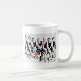 セブンバッシング美しいパール コーヒーマグカップ