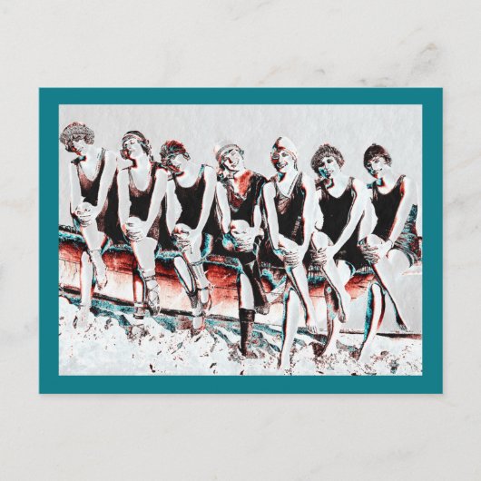 セブンバッシング美しいパール ポストカード (正面)