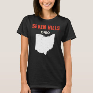 セブンヒルズオハイオUSA州アメリカトラベルオヒオアン Tシャツ