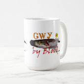 セブンポイントスターチェロキーバイブラッドデザイン コーヒーマグカップ (正面右)