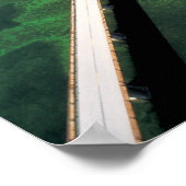 セブンマイルブリッジとハト鍵、フロリダ州鍵 ポスター (角)