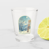 セブン春ペンシルバニアスキーホリデイバー ショットグラス (正面)