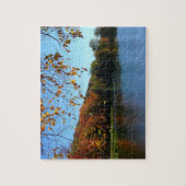 セブン春秋の木と池 ジグソーパズル (縦)