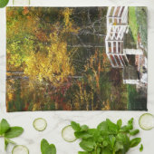 セブン春秋ブリッジI秋の風景 キッチンタオル (折り畳み)