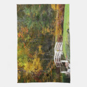 セブン春秋ブリッジI秋の風景 キッチンタオル (縦)