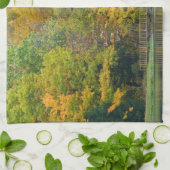 セブン春秋ブリッジII秋の風景 キッチンタオル (折り畳み)