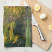 セブン春秋ブリッジII秋の風景 キッチンタオル (四つ折り)