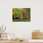 セブン春秋ブリッジII秋の風景 ポスター (キッチン)