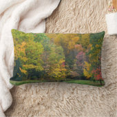 セブン春秋ブリッジII秋の風景 ランバークッション (ブランケット)