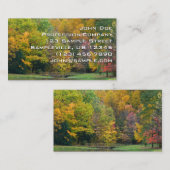 セブン春秋ブリッジII秋の風景 名刺 (正面/裏面)