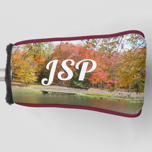 セブン春秋ブリッジIII秋の風景 ゴルフヘッドカバー (正面)