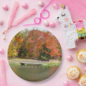 セブン春秋ブリッジIII秋の風景 ペーパープレート (パーティー)