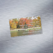 セブン春秋ブリッジIII秋の風景 マグネット名刺 (インサイチュ)