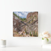 セブン秋コロラドウォールクロック スクエア壁時計 (ホーム)