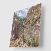 セブン秋コロラドウォールクロック スクエア壁時計 (傾斜)