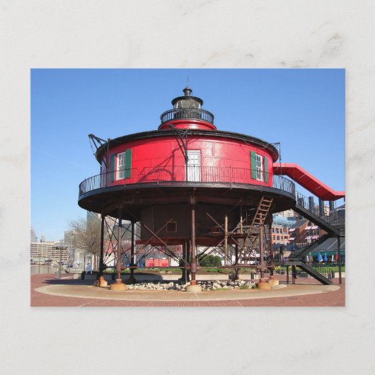 セブン足ノールライトハウスハガキ ポストカード (正面)