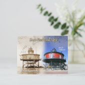 セブン足ノールライトハウス,メリーランド ポストカード (スタンド正面)