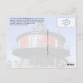 セブン足ノールライトハウス,メリーランド ポストカード (裏面)