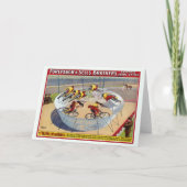 セブン・ゲイネルズのサーカスのポスター自転車に乗る カード (正面)