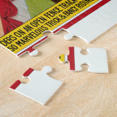 セブン・ゲイネルズのサーカスのポスター自転車に乗る ジグソーパズル (側面)