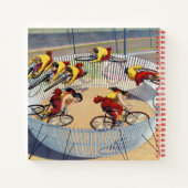 セブン・ゲイネルズのサーカスのポスター自転車に乗る ノートブック (裏面)